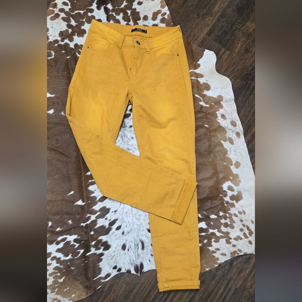 L&B Mustard Yellow Women Jeans